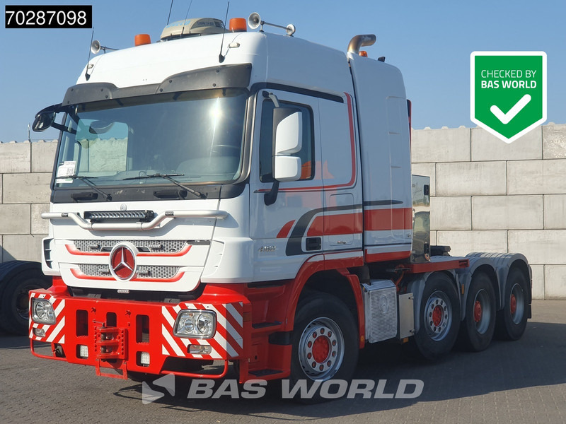 Mercedes-Benz Actros 4160 8X4 250T! WSK Manual Big-Axle Steelsuspension Lift+Lenkachse Standklima Euro 5 - Тягач: фото 1 Mercedes-Benz Actros 4160 8X4 250T! WSK Manual Big-Axle Steelsuspension Lift+Lenkachse Standklima Euro 5 - Тягач: фото 1