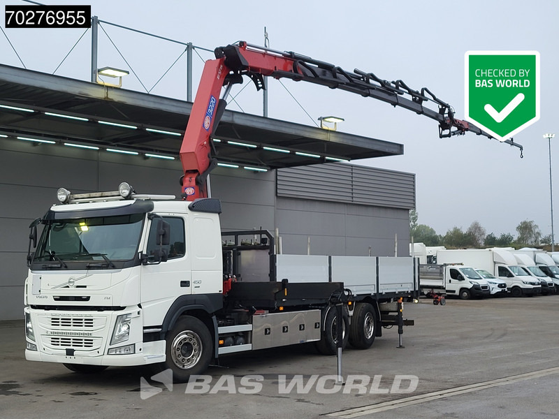 Volvo FM 450 6X2 HMF3220 K5 + Jib K5 Crane Kran Lift-Steering Axle VEB+ Automatic - Грузовик бортовой/ Платформа, Автоманипулятор: фото 1 Volvo FM 450 6X2 HMF3220 K5 + Jib K5 Crane Kran Lift-Steering Axle VEB+ Automatic - Грузовик бортовой/ Платформа, Автоманипулятор: фото 1