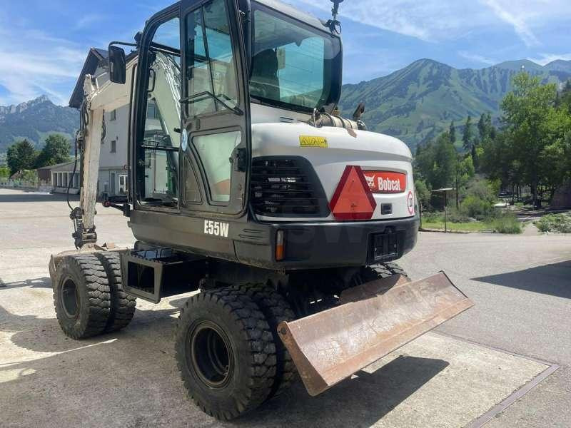 Bobcat E55W - Колёсный экскаватор: фото 3 Bobcat E55W - Колёсный экскаватор: фото 3