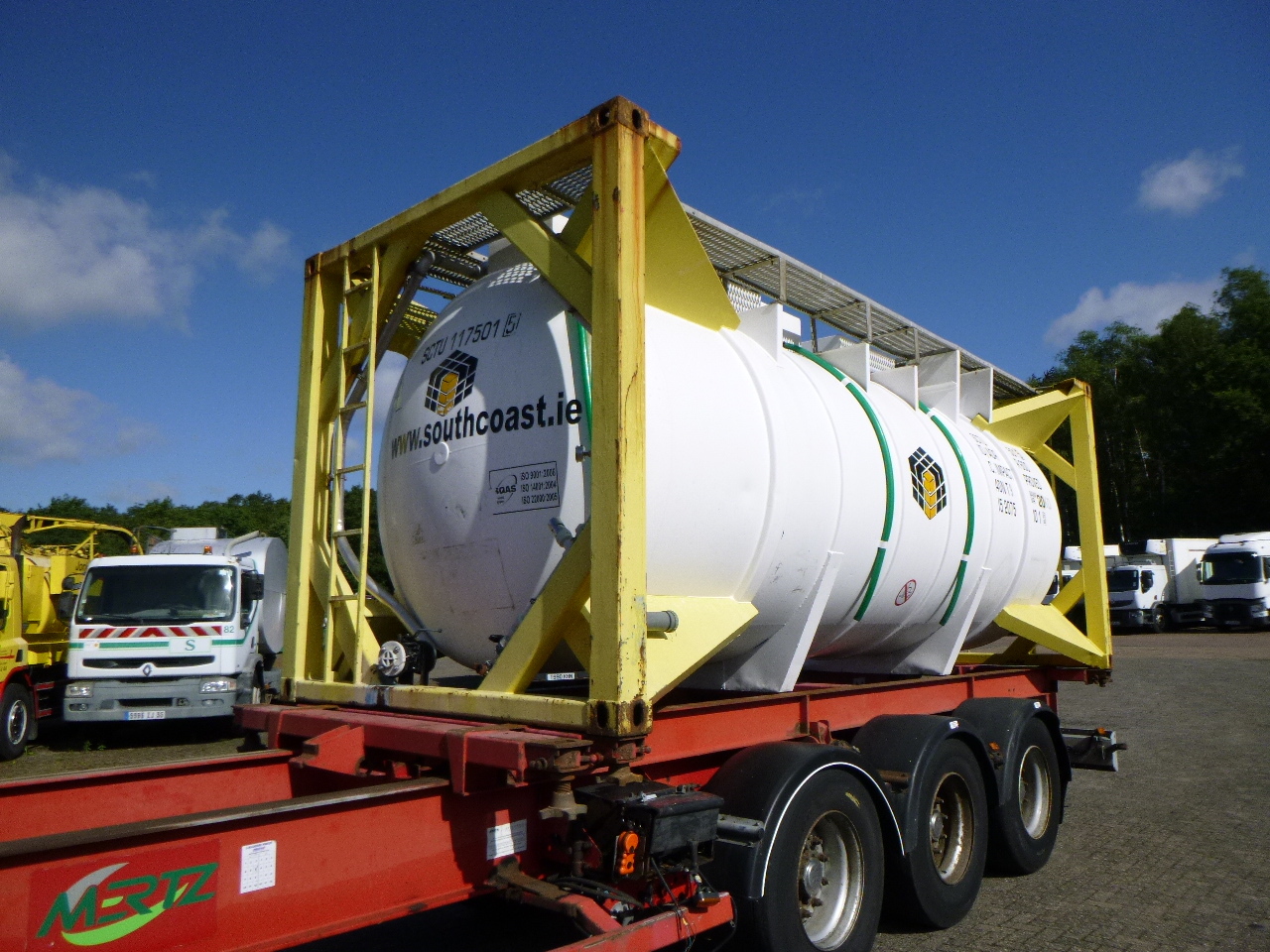 Танк-контейнер, Полуприцеп CPV Tank container IMO 1 / L4DN / 20 ft / 17.5 m3 / 1 comp: фото 1