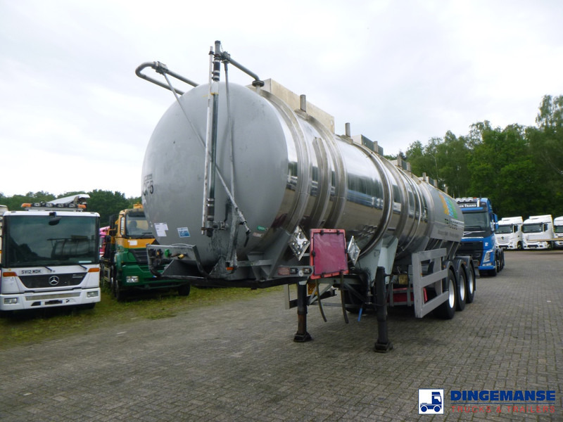 Clayton Chemical tank inox 30 m3 / 1 comp - Полуприцеп-цистерна: фото 1 Clayton Chemical tank inox 30 m3 / 1 comp - Полуприцеп-цистерна: фото 1