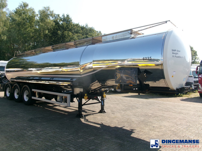 Clayton Chemical tank inox 33 m3 / 1 comp + pump - Полуприцеп-цистерна: фото 2 Clayton Chemical tank inox 33 m3 / 1 comp + pump - Полуприцеп-цистерна: фото 2