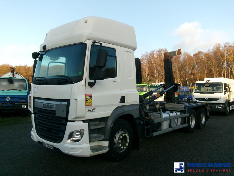 DAF CF 460 6x2 Euro 6 Hyva container hook 20 t - Крюковой мультилифт: фото 1 DAF CF 460 6x2 Euro 6 Hyva container hook 20 t - Крюковой мультилифт: фото 1
