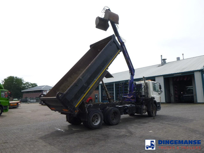 DAF CF 75.310 6x4 RHD tipper + HMF 1144 K-1 + grapple - Автоманипулятор: фото 4 DAF CF 75.310 6x4 RHD tipper + HMF 1144 K-1 + grapple - Автоманипулятор: фото 4