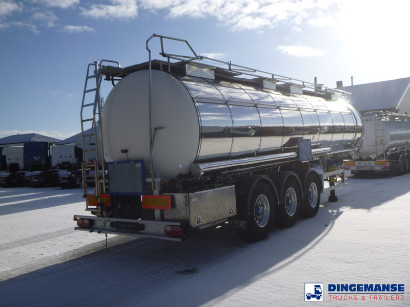 Feldbinder Chemical tank inox L4BH 30 m3 / 1 comp + pump - Полуприцеп-цистерна: фото 4 Feldbinder Chemical tank inox L4BH 30 m3 / 1 comp + pump - Полуприцеп-цистерна: фото 4