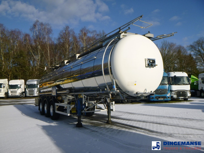 Feldbinder Chemical tank inox L4BH 30 m3 / 1 comp + pump - Полуприцеп-цистерна: фото 2 Feldbinder Chemical tank inox L4BH 30 m3 / 1 comp + pump - Полуприцеп-цистерна: фото 2