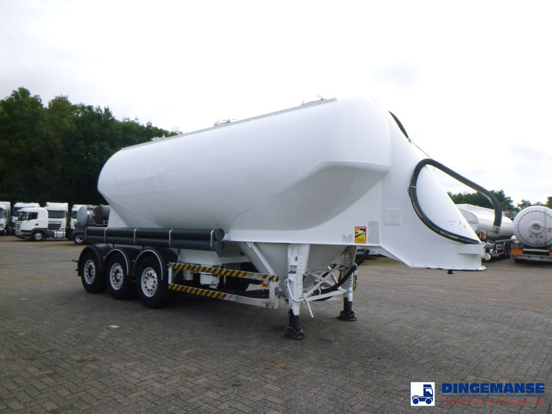 Feldbinder Powder tank alu 37 m3 / 1 comp - Полуприцеп-цистерна: фото 2 Feldbinder Powder tank alu 37 m3 / 1 comp - Полуприцеп-цистерна: фото 2