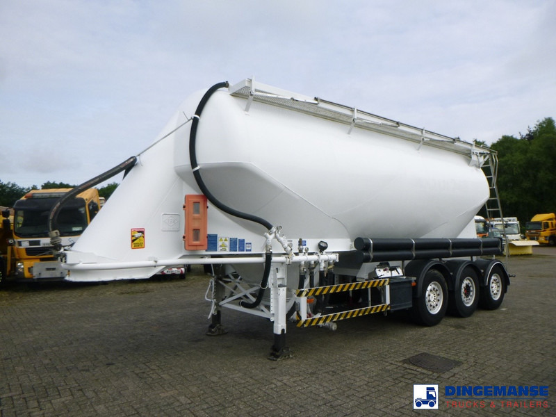 Feldbinder Powder tank alu 37 m3 / 1 comp - Полуприцеп-цистерна: фото 1 Feldbinder Powder tank alu 37 m3 / 1 comp - Полуприцеп-цистерна: фото 1