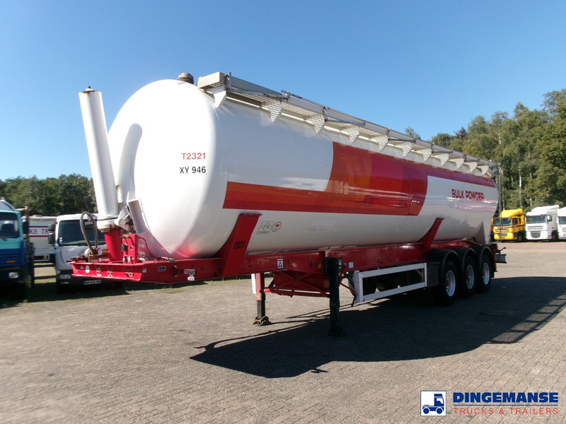 Feldbinder Powder tank alu (tipping) 60 m3 - Полуприцеп-цистерна: фото 1 Feldbinder Powder tank alu (tipping) 60 m3 - Полуприцеп-цистерна: фото 1