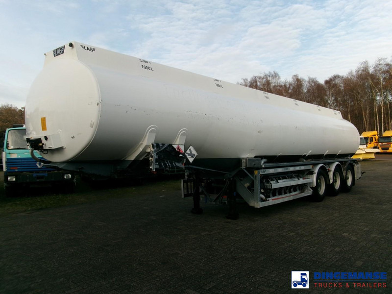 LAG Fuel tank alu 45.2 m3 / 6 comp + pump - Полуприцеп-цистерна: фото 1 LAG Fuel tank alu 45.2 m3 / 6 comp + pump - Полуприцеп-цистерна: фото 1