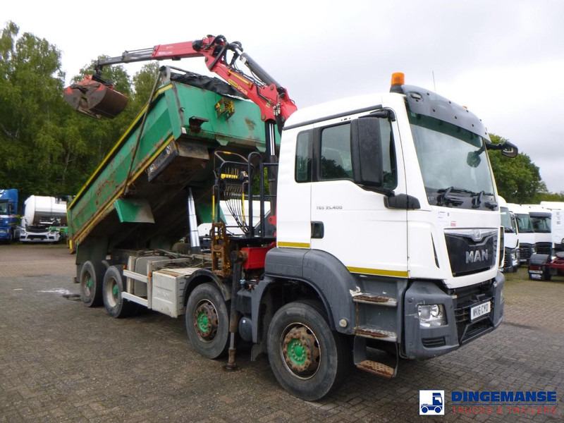 MAN TGS 35.400 8X4 RHD tipper + Palfinger Epsilon M125L - Автоманипулятор: фото 2 MAN TGS 35.400 8X4 RHD tipper + Palfinger Epsilon M125L - Автоманипулятор: фото 2