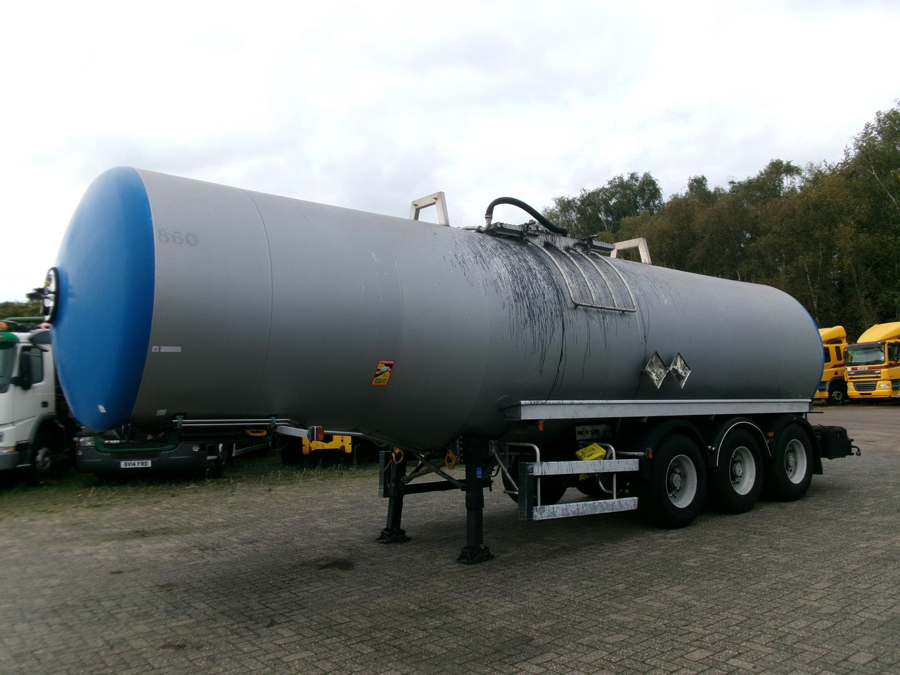 Полуприцеп-цистерна для транспортировки битума Magyar Bitumen tank inox 32 m3 / 1 comp: фото 1