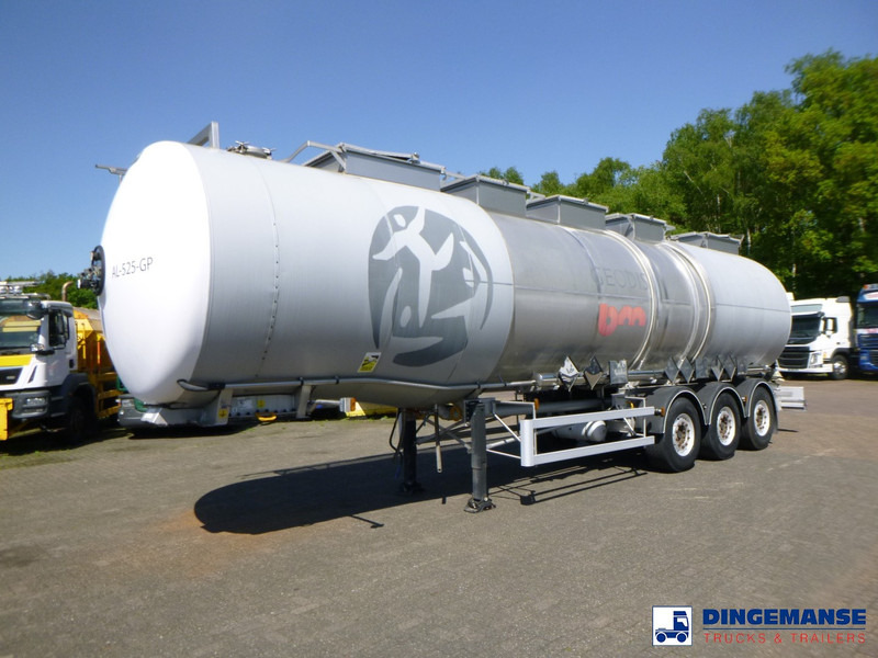 Magyar Chemical tank inox L4BH 44.5 m3 / 3 comp - Прицеп-цистерна: фото 1 Magyar Chemical tank inox L4BH 44.5 m3 / 3 comp - Прицеп-цистерна: фото 1
