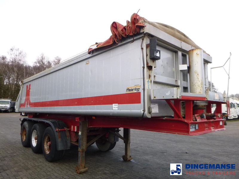 Meierling Tipper trailer alu 21 m3 + tarpaulin - Самосвальный полуприцеп: фото 2 Meierling Tipper trailer alu 21 m3 + tarpaulin - Самосвальный полуприцеп: фото 2