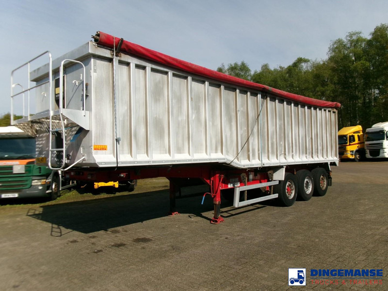 Montracon Tipper trailer alu 55 m3 + tarpaulin - Самосвальный полуприцеп: фото 1 Montracon Tipper trailer alu 55 m3 + tarpaulin - Самосвальный полуприцеп: фото 1