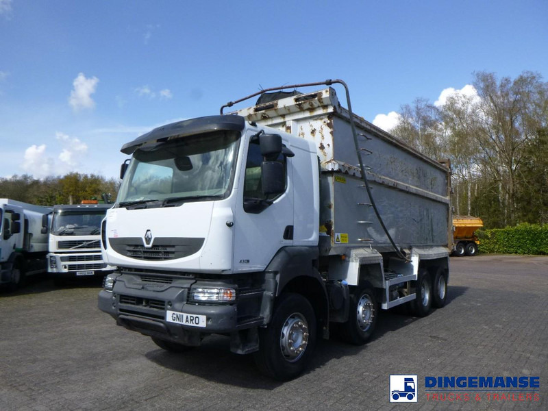 Renault Kerax 430 DXI 8x4 RHD tipper steel 31 m3 - Самосвал: фото 1 Renault Kerax 430 DXI 8x4 RHD tipper steel 31 m3 - Самосвал: фото 1