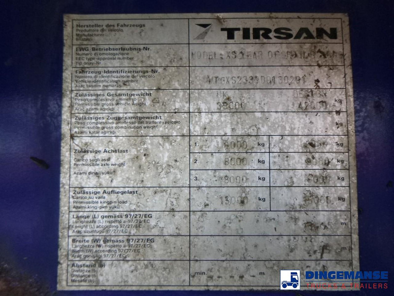 Tirsan 3 axle Platform trailer - Полуприцеп бортовой/ Платформа: фото 5 Tirsan 3 axle Platform trailer - Полуприцеп бортовой/ Платформа: фото 5