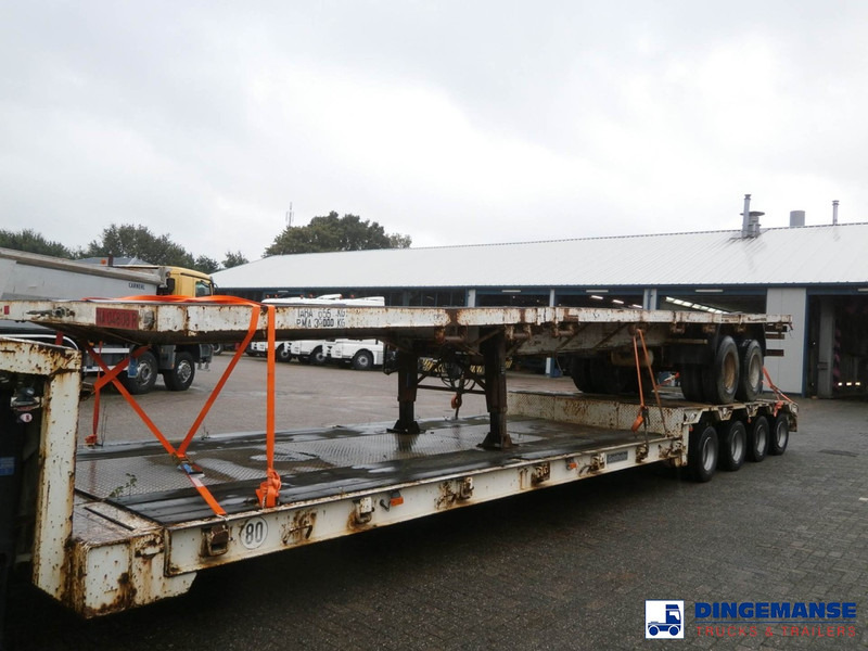 Traylona 2-axle platform trailer 39000KG / Extendable 19M - Низкорамный полуприцеп: фото 1 Traylona 2-axle platform trailer 39000KG / Extendable 19M - Низкорамный полуприцеп: фото 1