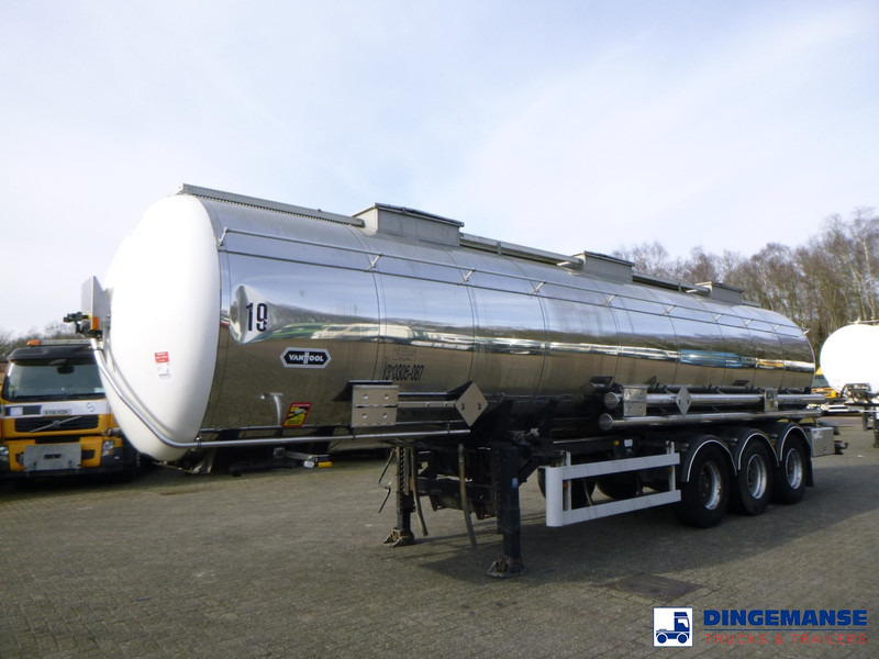 Van Hool Chemical tank inox 30 m3 / 1 comp - Полуприцеп-цистерна: фото 1 Van Hool Chemical tank inox 30 m3 / 1 comp - Полуприцеп-цистерна: фото 1
