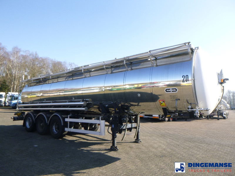Van Hool Chemical tank inox 30 m3 / 3 comp - Полуприцеп-цистерна: фото 2 Van Hool Chemical tank inox 30 m3 / 3 comp - Полуприцеп-цистерна: фото 2