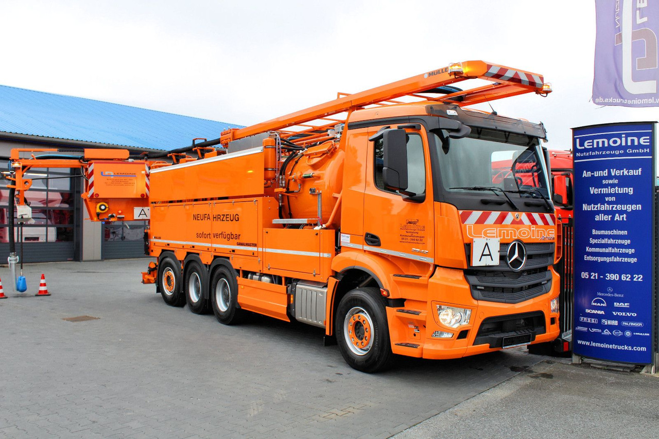 Mercedes-Benz Arocs Müller Canalmaster F 160 EWA WRG - Ассенизатор: фото 1 Mercedes-Benz Arocs Müller Canalmaster F 160 EWA WRG - Ассенизатор: фото 1