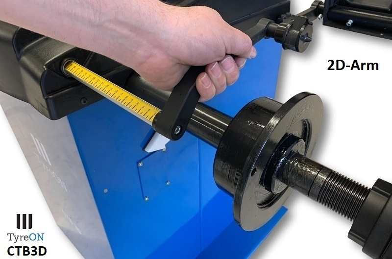 CTB3D wheel balancer, Stop-On-Top with laser indication - 5 ALU and 2 Steel programs - Auto input Distance + Diameter + Width - 230V - Оборудование для гаражей/ Мастерских: фото 5 CTB3D wheel balancer, Stop-On-Top with laser indication - 5 ALU and 2 Steel programs - Auto input Distance + Diameter + Width - 230V - Оборудование для гаражей/ Мастерских: фото 5