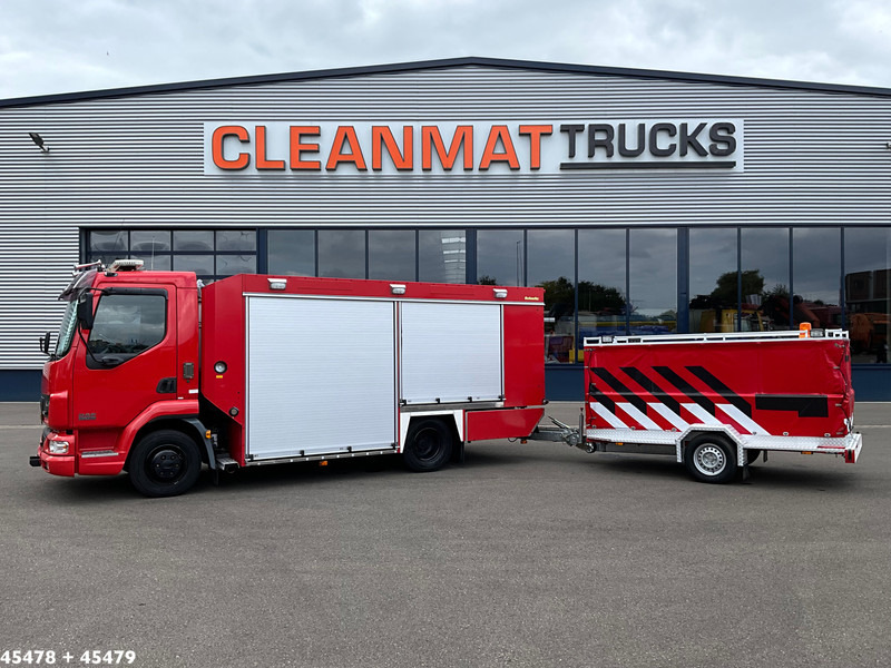 DAF FA 45 LF 150 Brandweer materiaalwagen + Mucar M5A-FOX Brandweer materiaal aanhangwagen - Пожарная машина: фото 2 DAF FA 45 LF 150 Brandweer materiaalwagen + Mucar M5A-FOX Brandweer materiaal aanhangwagen - Пожарная машина: фото 2