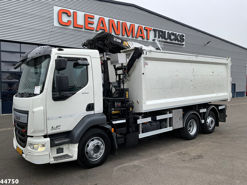 DAF FAN LF 220 Euro 6 Hiab 11 Tonmeter laadkraan Just 166.649 Km! - Самосвал, Автоманипулятор: фото 2 DAF FAN LF 220 Euro 6 Hiab 11 Tonmeter laadkraan Just 166.649 Km! - Самосвал, Автоманипулятор: фото 2