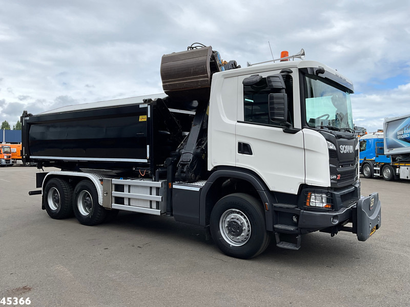 Scania G 410 6x6 Euro 6 Palfinger 17 Tonmeter Z-kraan - Самосвал, Автоманипулятор: фото 4 Scania G 410 6x6 Euro 6 Palfinger 17 Tonmeter Z-kraan - Самосвал, Автоманипулятор: фото 4