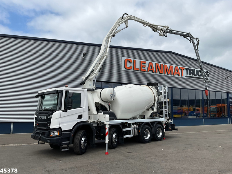 Scania P 450 XT 8x4 Euro 6 Retarder CIFA 7m³ Mixer + Pumi Pump 25 m³ NEW AND UNUSED! - Автобетоносмеситель: фото 1 Scania P 450 XT 8x4 Euro 6 Retarder CIFA 7m³ Mixer + Pumi Pump 25 m³ NEW AND UNUSED! - Автобетоносмеситель: фото 1