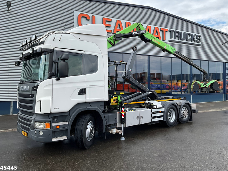 Scania R 440 Euro 6 Retarder Fassi 16 Tonmeter Z-kraan (bouwjaar 2018) - Крюковой мультилифт, Автоманипулятор: фото 1 Scania R 440 Euro 6 Retarder Fassi 16 Tonmeter Z-kraan (bouwjaar 2018) - Крюковой мультилифт, Автоманипулятор: фото 1
