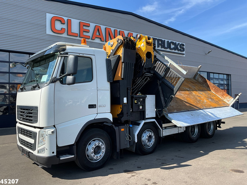 Volvo FH 500 8x4 Effer 65 Tonmeter laadkraan + Fly-Jib - Самосвал, Автоманипулятор: фото 3 Volvo FH 500 8x4 Effer 65 Tonmeter laadkraan + Fly-Jib - Самосвал, Автоманипулятор: фото 3