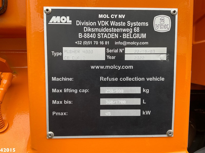 Мусоровоз Volvo FM 330 VDK 23m³: фото 11
