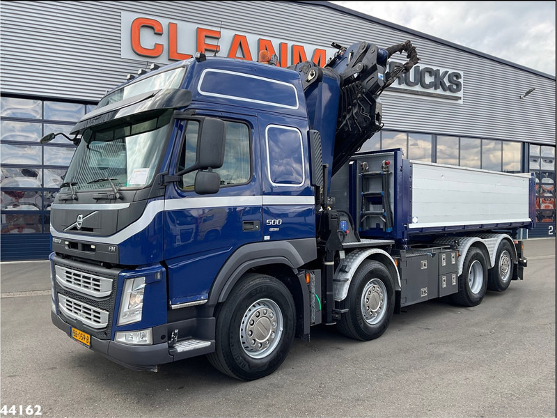 Volvo FM 500 Euro 6 HMF 50 Tonmeter laadkraan + Fly-Jib - Самосвал, Автоманипулятор: фото 4 Volvo FM 500 Euro 6 HMF 50 Tonmeter laadkraan + Fly-Jib - Самосвал, Автоманипулятор: фото 4