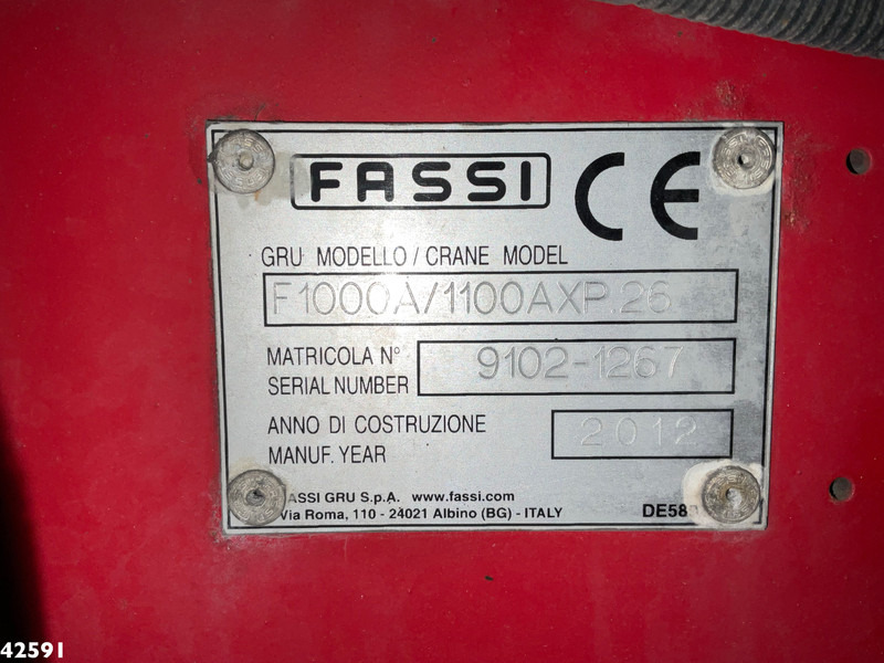 Автоманипулятор Volvo FM 540 8x2 Fassi 110 Tonmeter laadkraan: фото 19