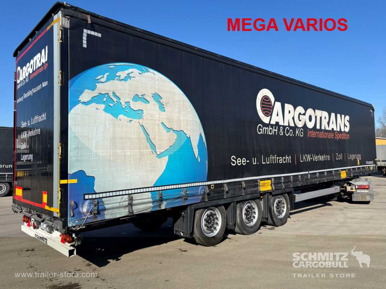 Тентованный полуприцеп SCHMITZ Curtainsider Mega: фото 1
