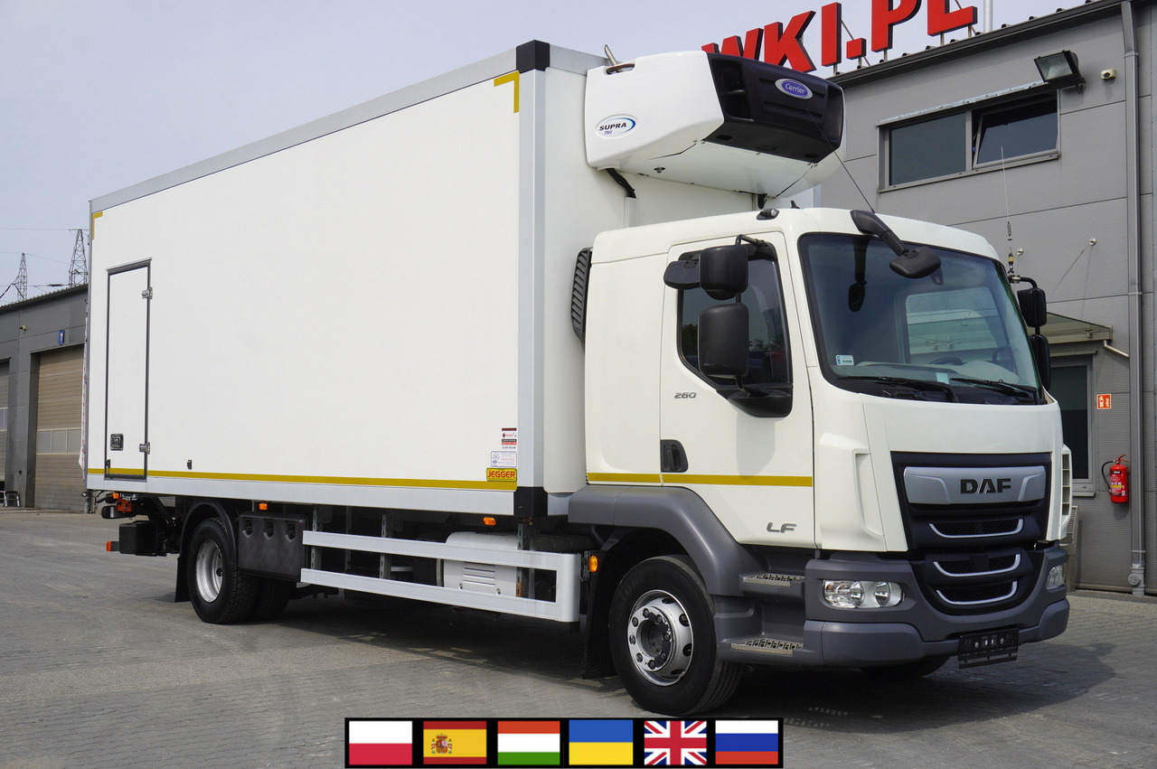 DAF LF 16.260 / Jegger Refrigerator / Carrier Supra 750 / DHOLLANDIA 1500 kg / Sleeper cab - Рефрижератор: фото 1 DAF LF 16.260 / Jegger Refrigerator / Carrier Supra 750 / DHOLLANDIA 1500 kg / Sleeper cab - Рефрижератор: фото 1