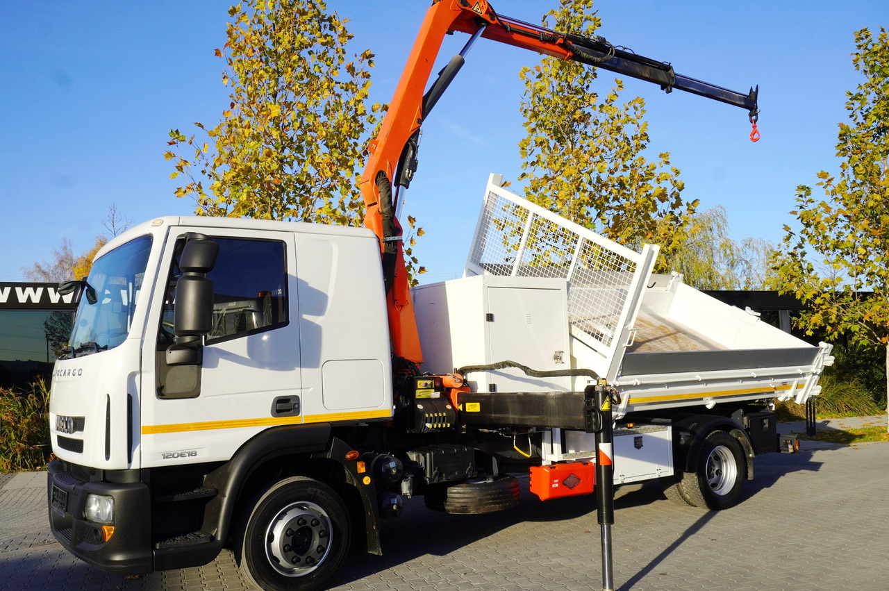 IVECO Eurocargo 120E18 Crane Palfinger / 3-way tipper / sleeper cab - Самосвал, Автоманипулятор: фото 3 IVECO Eurocargo 120E18 Crane Palfinger / 3-way tipper / sleeper cab - Самосвал, Автоманипулятор: фото 3