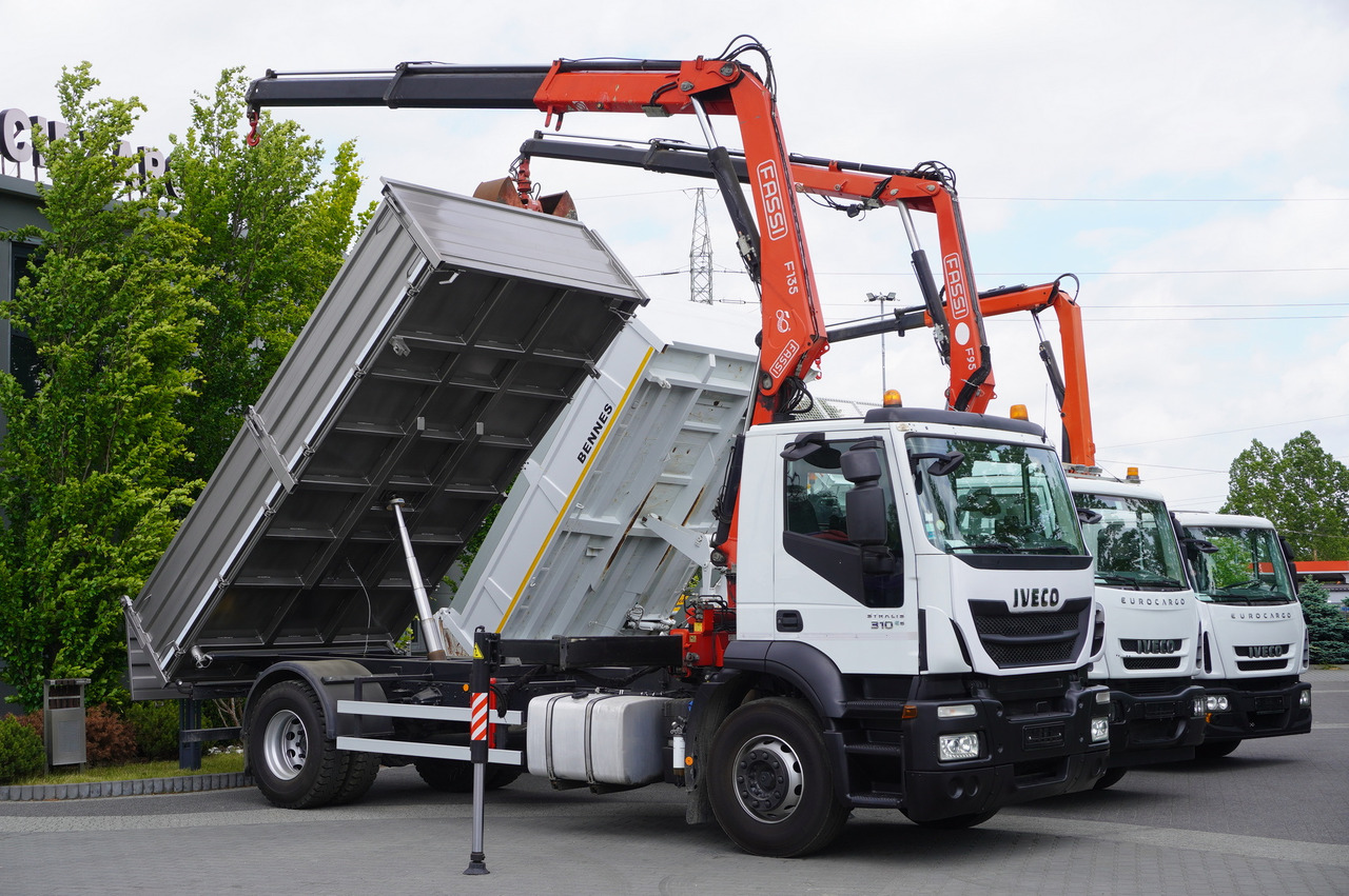 IVECO Stralis 310 E6 / NEW 3-sided tipper / Fassi F135 crane with remote control - Самосвал, Автоманипулятор: фото 2 IVECO Stralis 310 E6 / NEW 3-sided tipper / Fassi F135 crane with remote control - Самосвал, Автоманипулятор: фото 2