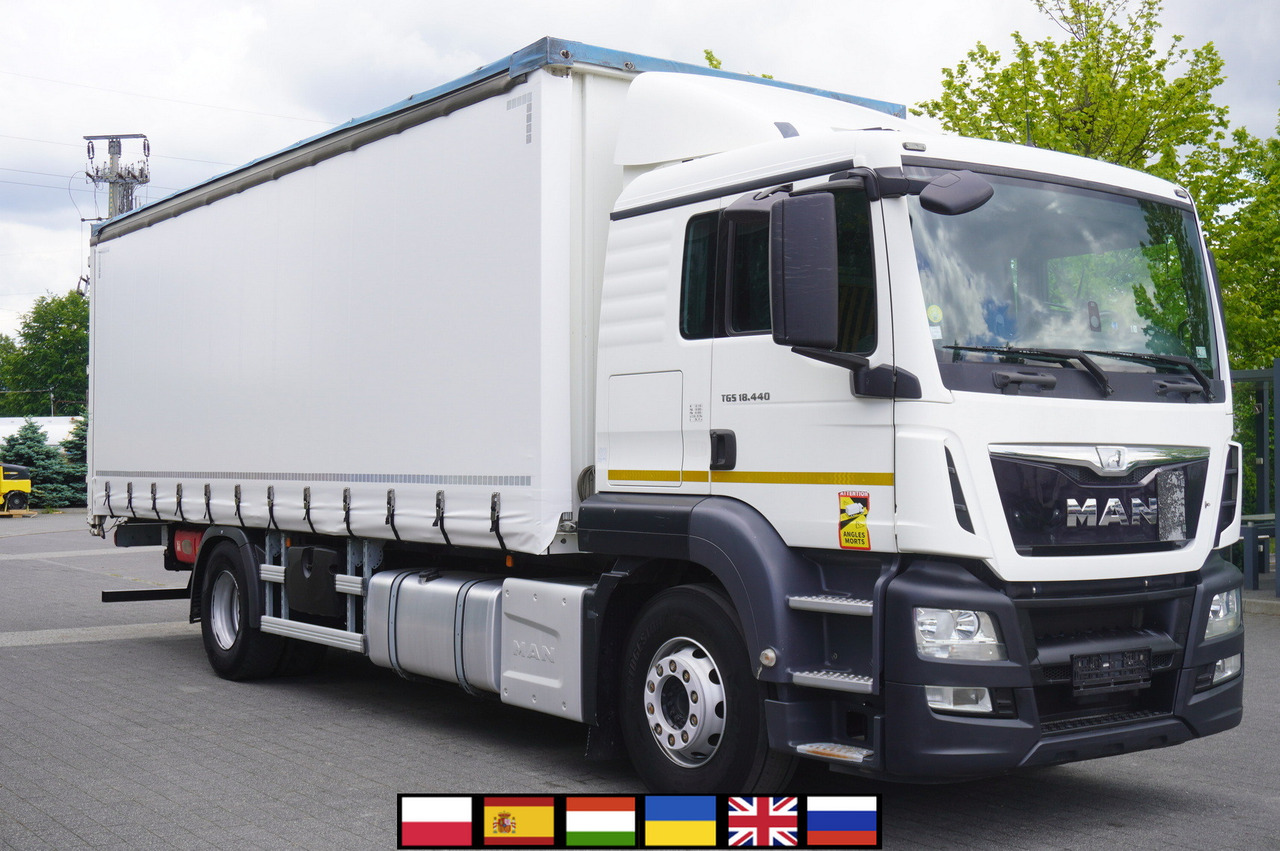 MAN TGS 18.440 / 19 EPAL curtainsider / Sleeper cab - Тентованный грузовик: фото 1 MAN TGS 18.440 / 19 EPAL curtainsider / Sleeper cab - Тентованный грузовик: фото 1