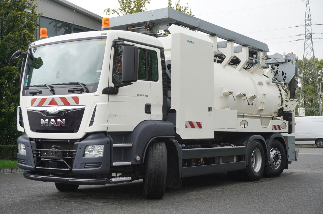 MAN TGS 26.360 E6 / RIVARD sewage cleaner 18 m3 / 90 tho. km / steering axle / 2 units - Ассенизатор: фото 2 MAN TGS 26.360 E6 / RIVARD sewage cleaner 18 m3 / 90 tho. km / steering axle / 2 units - Ассенизатор: фото 2