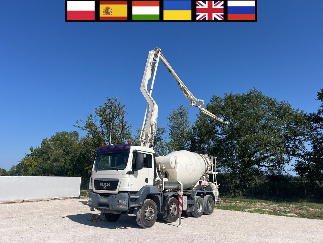 MAN TGS 32.400 8x4 Concrete Mixer Pump truck / 426 MTH !!! / 18 meters - Автобетоносмеситель: фото 1 MAN TGS 32.400 8x4 Concrete Mixer Pump truck / 426 MTH !!! / 18 meters - Автобетоносмеситель: фото 1