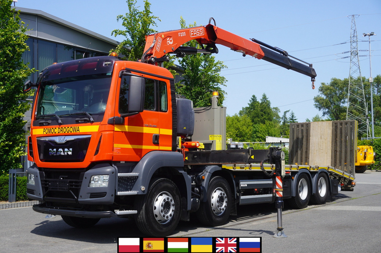 MAN TGS 35.360 E6 8x2 / FASSI F235 crane / 6.5 T cap. / 8.3 m reach - Автовоз, Автоманипулятор: фото 1 MAN TGS 35.360 E6 8x2 / FASSI F235 crane / 6.5 T cap. / 8.3 m reach - Автовоз, Автоманипулятор: фото 1