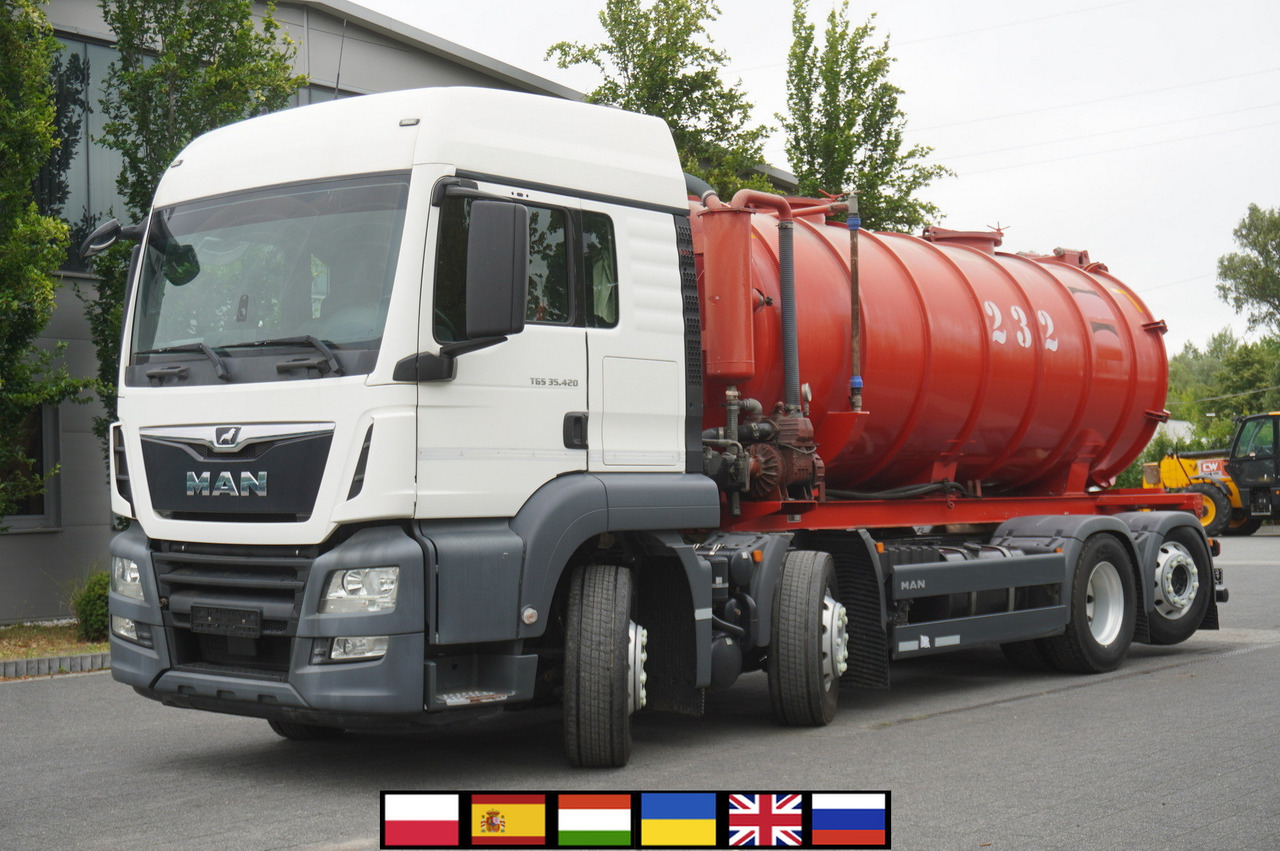 MAN TGS 35.420 8×2 / NEW septic barrel 13000 L / 3 steered axles - Грузовик-цистерна: фото 1 MAN TGS 35.420 8×2 / NEW septic barrel 13000 L / 3 steered axles - Грузовик-цистерна: фото 1
