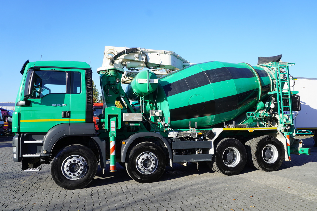 MAN TGS 35.480 8x4 Concrete Mixer Pump truck / Putzmeister M24-3 / 1600 MTH! - Автобетоносмеситель: фото 3 MAN TGS 35.480 8x4 Concrete Mixer Pump truck / Putzmeister M24-3 / 1600 MTH! - Автобетоносмеситель: фото 3
