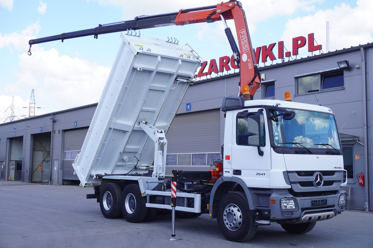 MERCEDES-BENZ Actros 2641 6×4 E5 / Crane / Dumper / 110000 km! - Мобильный кран: фото 1 MERCEDES-BENZ Actros 2641 6×4 E5 / Crane / Dumper / 110000 km! - Мобильный кран: фото 1
