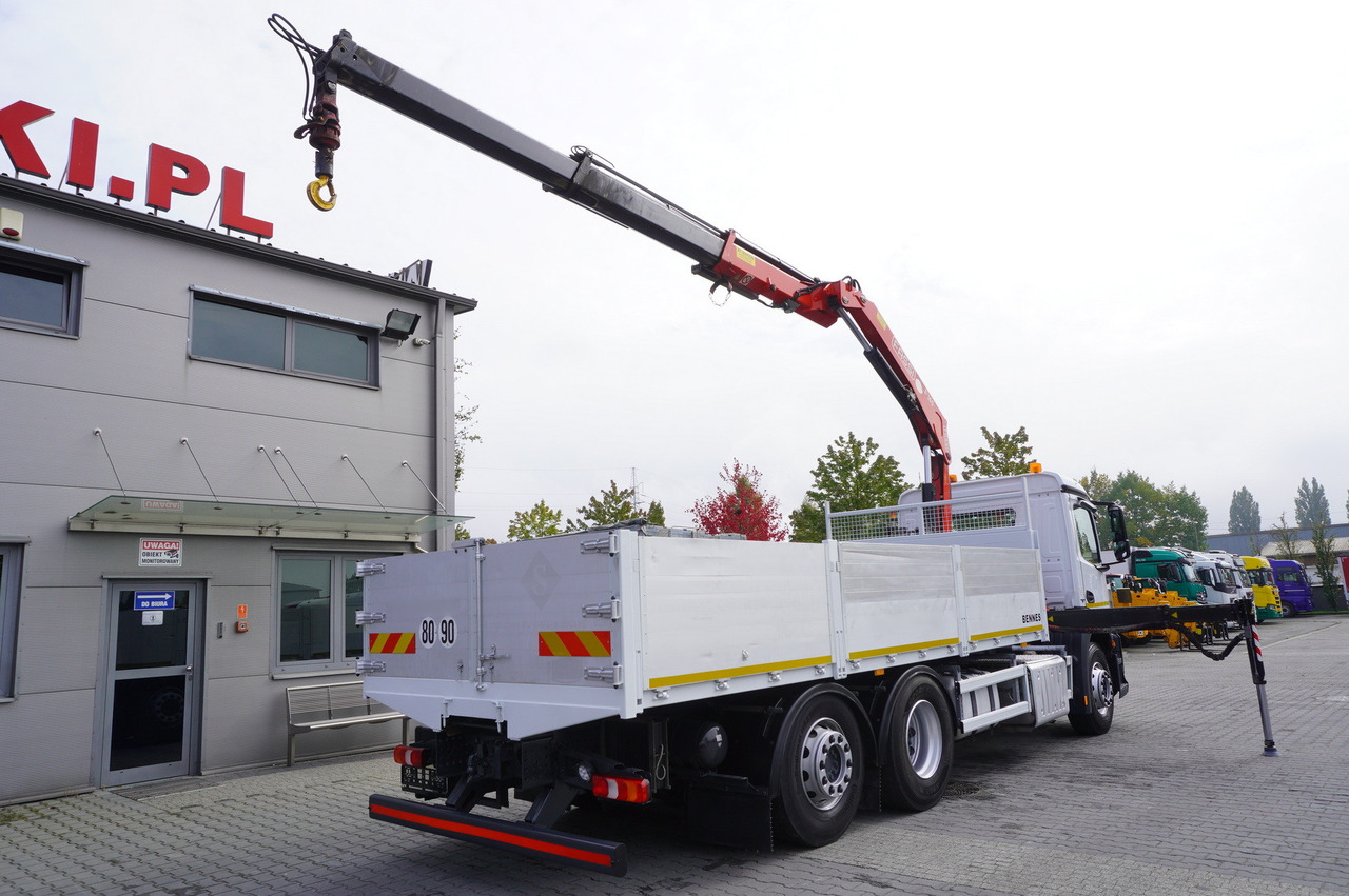 MERCEDES-BENZ Antos 2540 / Flatbed 15 EPAL / Fassi F165 / 6.1 t / 8 m reach / remote control / rotator / 1600 MTH / steered axle - Автоманипулятор: фото 3 MERCEDES-BENZ Antos 2540 / Flatbed 15 EPAL / Fassi F165 / 6.1 t / 8 m reach / remote control / rotator / 1600 MTH / steered axle - Автоманипулятор: фото 3