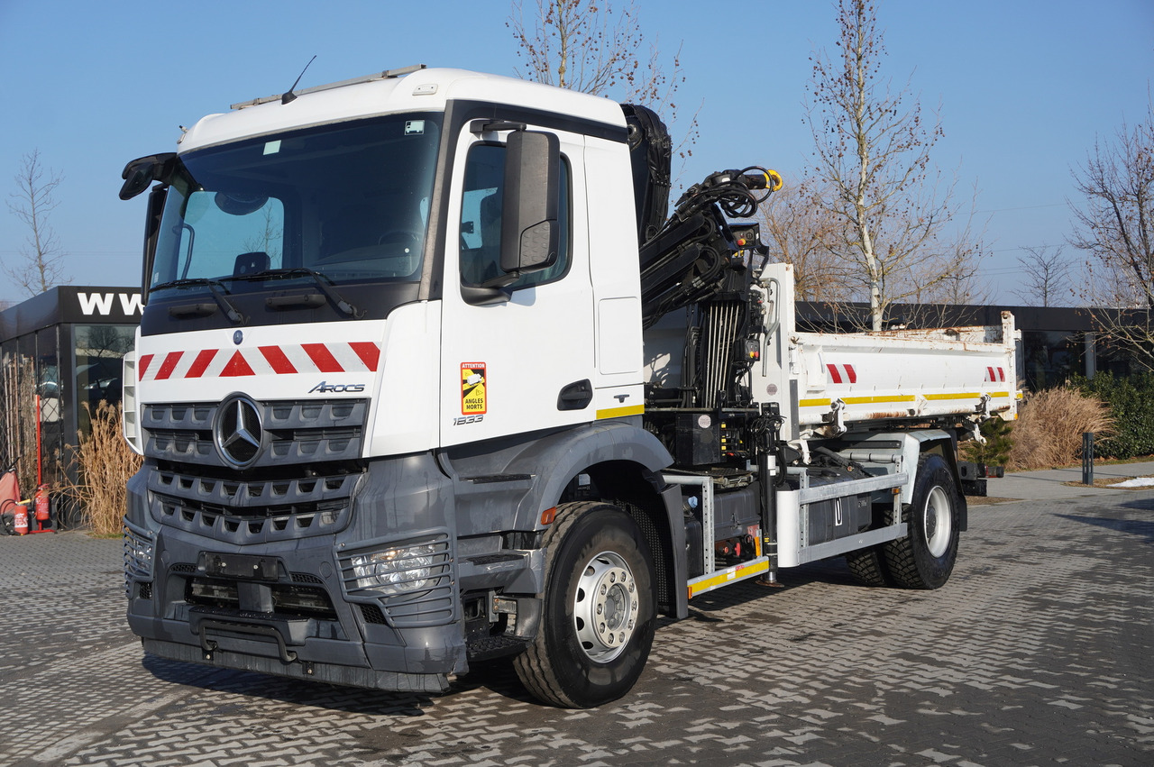 MERCEDES-BENZ Arocs 1833 / 87,000 km!!! / Hds HIAB X-DUO 128 B-2 / three-sided tipper - Автоманипулятор, Автоманипулятор: фото 3 MERCEDES-BENZ Arocs 1833 / 87,000 km!!! / Hds HIAB X-DUO 128 B-2 / three-sided tipper - Автоманипулятор, Автоманипулятор: фото 3