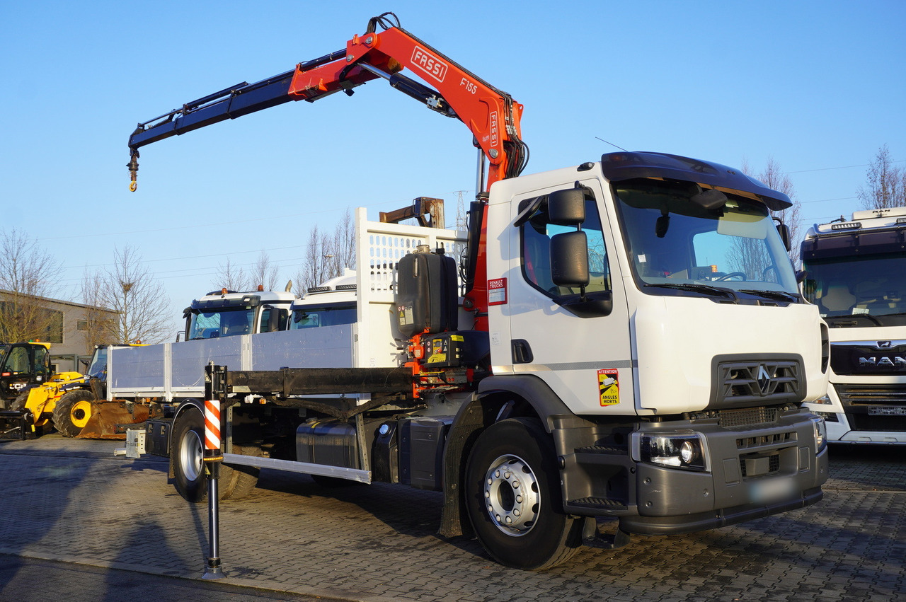 RENAULT RENAULT C320 P 4x2 / FASSI crane 6 T / 140 MTH!!! / range 10 m / Flatbed 15 EPAL / 52 tho. km!!! - Грузовик бортовой/ Платформа, Автоманипулятор: фото 1 RENAULT RENAULT C320 P 4x2 / FASSI crane 6 T / 140 MTH!!! / range 10 m / Flatbed 15 EPAL / 52 tho. km!!! - Грузовик бортовой/ Платформа, Автоманипулятор: фото 1