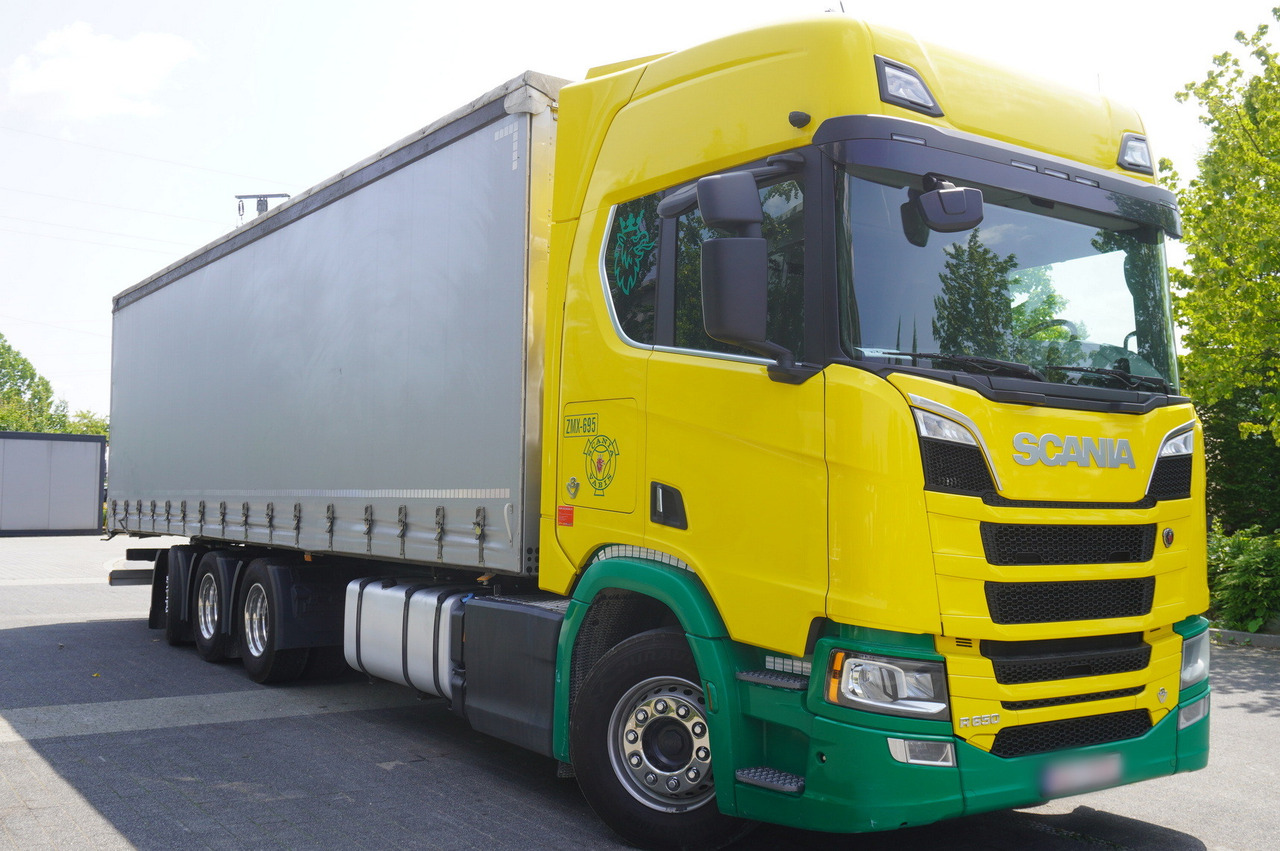 Тентованный грузовик SCANIA R650 V8 8x4 /4 / 2020 / Curtainsider 23 EPAL: фото 7